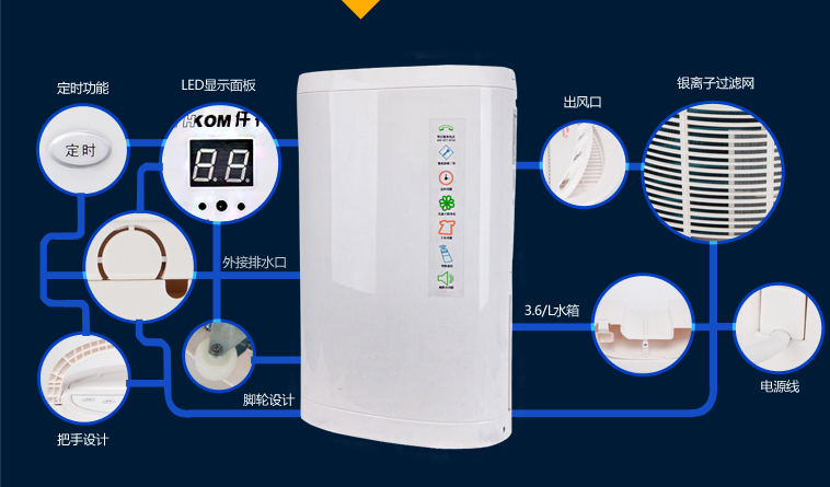 仟井家用除濕機(jī)有效快去給倉鼠生存環(huán)境除濕